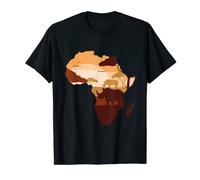 Africa Rhinos Silhouette Africa Safari Africa Map T-Shirt