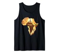 Africa Rising Again Ethiopian Lion Judah Rasta Jamaican Tank Top