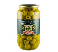 Africa Select 2 x Garusana Spanish Pitted Green Olives - Large 935g Jars | Premium Mediterranean Olives | Perfect for Tapas, Salads & Cooking