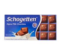Africa Select 20 x 100g Schogetten Alpine Milk Chocolate - 18 Pieces Each | Bulk Pack | Creamy German Milk Chocolate