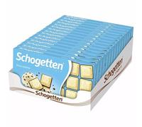 Africa Select 20 x 100g Schogetten Stracciatella Chocolate - 18 Pieces Each | Bulk Pack | Alpine Milk Chocolate with Cocoa Bits