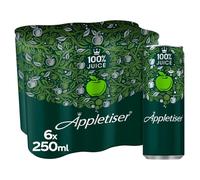 Africa Select Appletiser 100% Apple Juice Cans - 250ml (Pack of 6) | Refreshing Soft Drink with Crisp Apple Flavour | No Preservatives