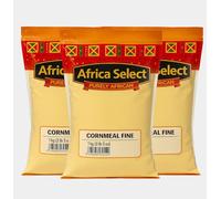 Africa Select Cornmeal Fine 3kg | Premium Milled Maize | Family Pack