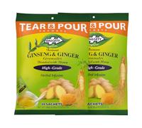 Africa Select Dalgety Instant Ginseng & Ginger Tea with Honey | 60 Sachets Herbal Infusion Granules for Energy & Digestion Boost