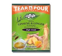 Africa Select Instant Ginseng & Ginger - Herbal Infusion 30 Sachets | Vitality & Wellness Boost