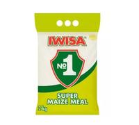 Africa Select IWISA Super Maize Meal 2kg - White Maize Flour | Authentic South African Food Staple | Smooth Fine Texture for Pap, Sadza, or Nshima
