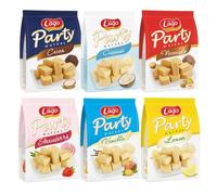 Africa Select Lago Party Wafers 6 Multipack Mix N Match Flavour Crispy Cream Filled Wafer Biscuits Family Pack