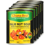 Africa Select MAS Ghana Best Palm Nut Soup - 400g FD Cans (Pack of 8) | Traditional Ghanaian Palmnut Base | Quick & Easy African Soup Preparation