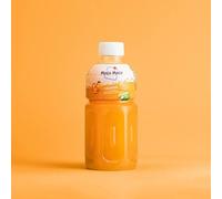 AFRICA SELECT Mogu Mogu Orange Drink with Nata de Coco 320ml x12 | Tropical Fruit Juice Drink with Chewy Coconut Jelly | Premium Asian Beverage
