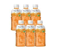 AFRICA SELECT Mogu Mogu Orange Drink with Nata de Coco 320ml x6 | Fruity Beverage with Coconut Jelly Bits | Refreshing Tropical Drink
