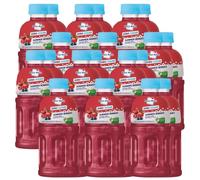 AFRICA SELECT Mogu Mogu Zero Sugar Summer Berries Drink with Nata de Coco 320ml x24 | Bulk Family & Catering Pack | Low Calorie Sugar-Free Drink