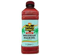 Africa Select Nigerian Palm Oil 1L - Papa’s Choice, No Added Colour, Rich Red Oil for African Recipes