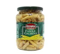 AFRICA SELECT Pack of 10 Olympia Yellow Beans 720ml (Fasole Galbena) - Traditional Romanian Yellow Beans in Brine | Product of Romania | Bulk Catering Pack