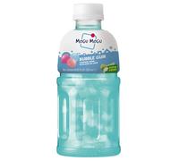 Africa Select Pack of 12 Mogu Mogu Nata De Coco Bubble Gum Drink - 320ml Bottles | Sweet Fun Drink with Chewy Coconut Jelly