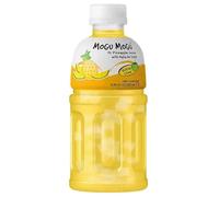 Africa Select Pack of 6 Mogu Mogu Nata De Coco Pineapple Drink - 320ml Bottles | Tropical Juice with Chewy Coconut Jelly