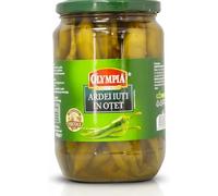 AFRICA SELECT Pack of 6 Olympia Ardei Iuti in Vinegar 720ml - Hot Pickled Peppers | Authentic Mediterranean Chilli Condiment | Natural & Preservative-Free