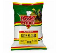 Africa Select Papa’s Choice Rice Flour 3kg Bag | Premium Gluten-Free Flour for Baking & Cooking | Extra Fine White Rice Flour Bulk Pack for Bread, Pastries, Fufu & Roux Thickening