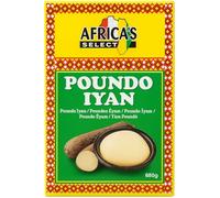 Africa Select Poundo Iyan Pack of 2 x 680g | Instant Pounded Yam Flour | Authentic Nigerian Swallow