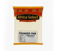 Africa Select Poundo Yam 1.5kg - Authentic Nigerian Style Pounded Iyan Alternative, Smooth Fufu Swallow Flour, Potato & Rice Blend