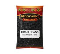 Africa Select Premium Urad Beans 1.5KG - Whole Black Gram - High in Protein - Essential for Dals & Idli Batter - All-Natural & Wholesome