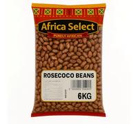 Africa Select Rosecoco Beans 6kg | Premium Speckled Beans for Stews, Soups & Salads | Catering Pack