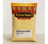 Africa Select Semolina Coarse 1.5kg | Premium Coarse Durum Wheat Semolina for Traditional Cooking