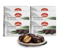 Africa Select Sofra Fresh Soft Rutab Dates - Pack of 6 x 500G | Bulk Value Pack | Premium Natural Dates