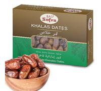 Africa Select Sofra Khalas Dates - Emirates Dry Dates 1kg (Pack of 6) | Bulk Value Pack | Premium Middle Eastern Date