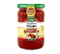 Africa Select Vipro Authentic Romanian Zacusca with Tomatoes, Balkan Roasted Vegetable Spread & Relish Condiment 580ml Pack