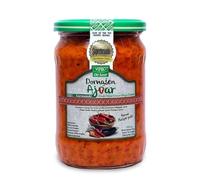Africa Select Vipro De Luxe Gurman Mild Ajvar - 580ml Jar | Premium Balkan Roasted Red Pepper Relish
