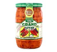 Africa Select Vipro Grand Ajvar - Mild - 580ml Jar | Authentic Balkan Roasted Red Pepper Relish