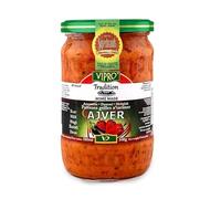 Africa Select Vipro Home Made Mild Ajvar - 580ml Jar | Traditional Balkan Roasted Red Pepper Relish