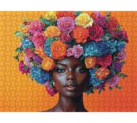 Africa Woman Puzzle - 1500 Piece Jigsaw Puzzles for Adults - The Back Features Printed Letter Guides - The Pieces fit Together Snugly - Wooden Puzzles for Adults - Gifts Man 34.3 X 22.4 Inch s7h-530