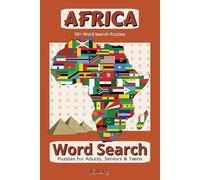 Africa Word Search Book: Travel the World with Easy to Read Print. Great for Gifts, Leisure Time, Travel and more. 6x9 inches, 110 pages.