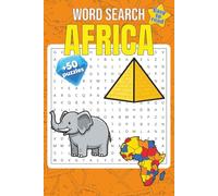 Africa Word Search Puzzle Book: Word Searches with Easy to Read Print about Africa, African Attractions and More - 6x9 inches, 110 pages - 50+ Puzzles ... - For Everyone (Word Search Around the World)