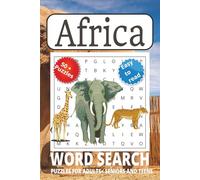 Africa Word Search Puzzle Book: Word Searches with Easy to Read Print about Africa, Dark Continent, and Alkebulan and More 6x9 inches 111 pages|50+ ... Gift for Vacations, Holidays and Free Times