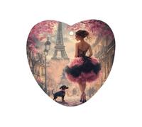 African A-mericans Afro Black Woman Paris Eiffe Tower Car Air Fresheners Auto Scented Aromatherapy Tablets Decoration Accessories Love form