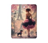 African A-mericans Afro Black Woman Paris Eiffe Tower Car Air Fresheners Auto Scented Aromatherapy Tablets Decoration Accessories Square
