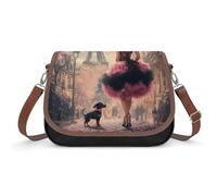 African A-mericans Afro Woman Paris Eiffe Tower Crossbody Bags for Women Shoulder Messenger Bag Purse Handbags