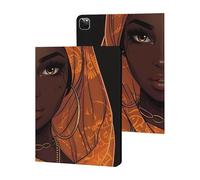 African A-mericans Pretty Women Case Compatible for iPad Pro 2020/2021/2022 (12.9in) Tablet Cases Stand Protective Cover with Sleep/Wake