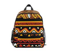 African Abstract Geometry Pattern Toddler Backpack, Boy Backpack Preschool Bag Kindergarten Schoolbag Nursery Travel Bag for Girl