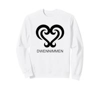 African Akan Spiritual Symbol Adinkra African Dwennimmen Sweatshirt