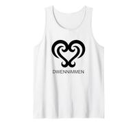 African Akan Spiritual Symbol Adinkra African Dwennimmen Tank Top