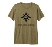 African Akan Spiritual Symbol Adinkra Nyame Biribi Wo Soro Premium T-Shirt
