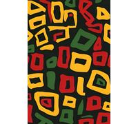 African American Afro Black History Month: Journal, Notebook, Planner, Blank Lined 6" x 9" with 100 Pages Paperback