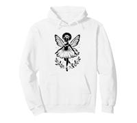 African American Ballerina Fairy Illustration Pullover Hoodie