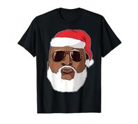 African American Black Hip Hop Santa Claus Value Graphic T-Shirt