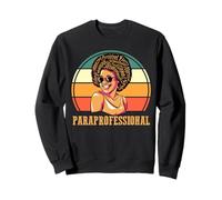 African American Black History Month Paraprofessional Afro Sweatshirt