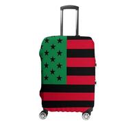 African American Black Pride Flag Funny Luggage Cover for Suitcases Protector Washable Travel Baggage Covers Fit 19-32 Inch