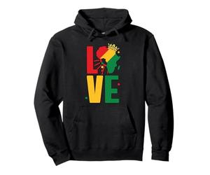 African American Culture Love Juneteenth Pride Black Queen Pullover Hoodie